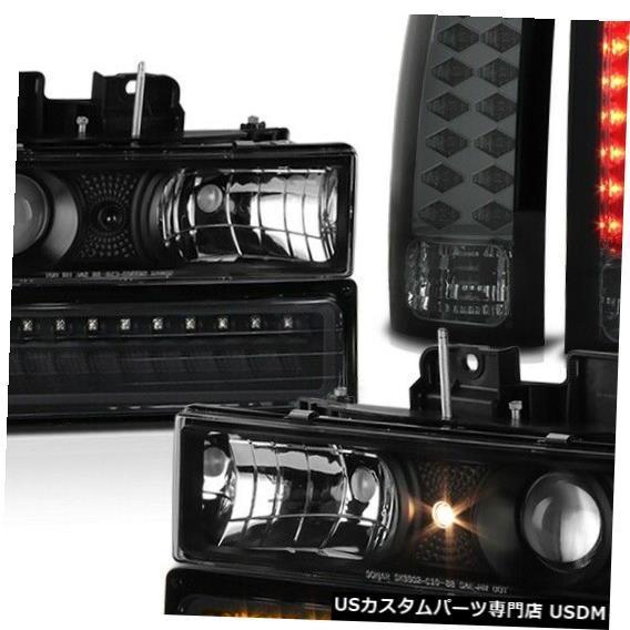 Turn Signal Lamp スモークDRL LEDバンパーヘッドライトテールランプ94-98シボレーC10 C / K 1500 2500 35