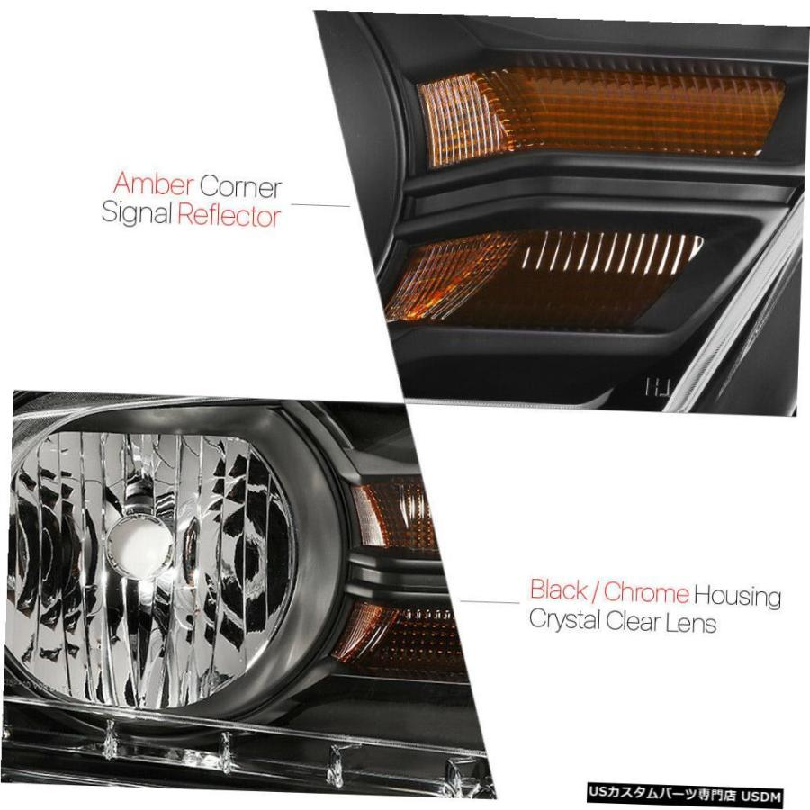 ヘッドライト 2010-2014フォードマスタングに適合[RH助手席側]ブラック