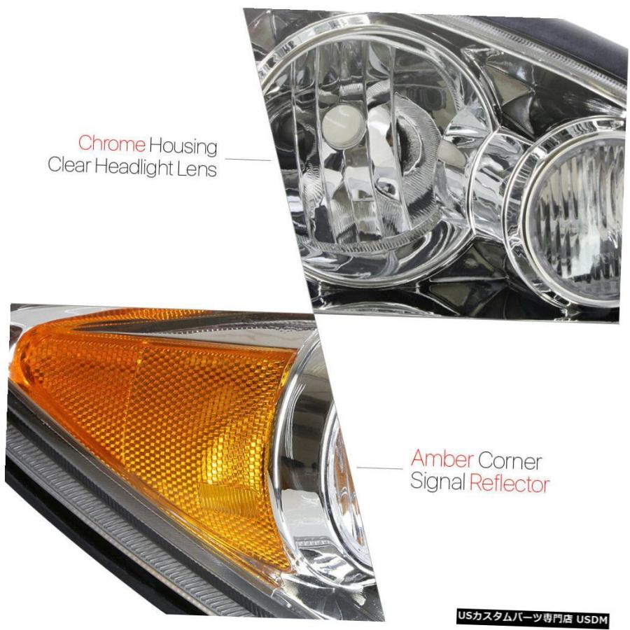 ヘッドライト 2005-2006トヨタカムリXV30 [RH助手席側]クローム交換