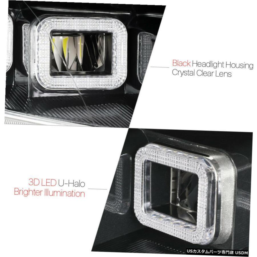 ヘッドライト Fits 2003-2005 Mazda 6 Mazda6<SQUARE HALO+SEQUENTIAL_2