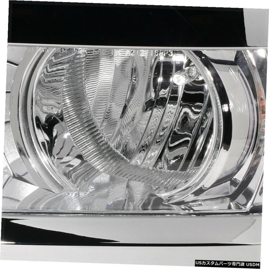 ヘッドライト 2015-2019 Silverado 2500HDに適合[Chrome /  </ wbr>クリア] Crystal Corの画像
