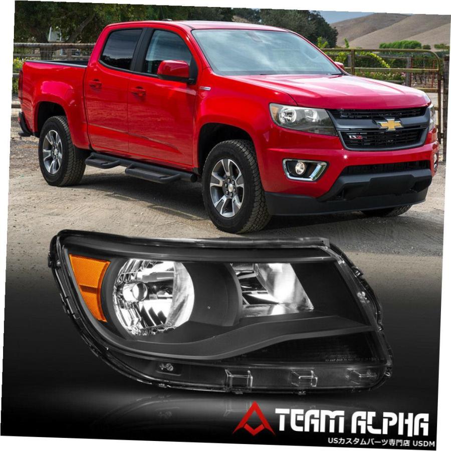 シボレー コロラド 社外ヘッドライト ブラックスモーク