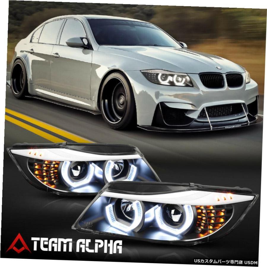 ヘッドライト Fits 09 12 Bmw E90 Lt Dual 3d Halo Led Signal Gt Black Projec Usdm 0269 6 Usパーツ取り扱い専門店 Usdm 通販 Yahoo ショッピング