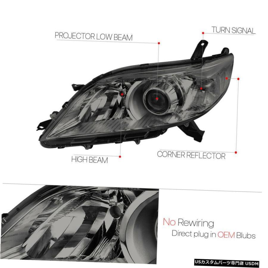 チ*太様 トヨタ シエナスモーク塗装レクサスヘッドライト LED搭載 車検対応 チ*太様 トヨタ シエナスモーク塗装レクサスヘッドライト LED搭載 車検