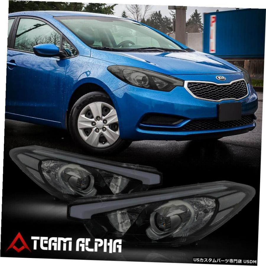 ヘッドライト 2014-2016 Forte / Koup / 5 [C hrome / Smoke] Cr