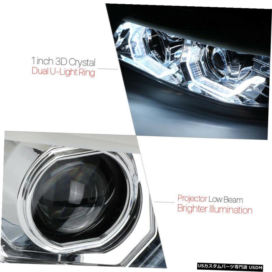 ヘッドライト Chrome [F30 STYLE HALO] 09-12 BMW E90 3シリーズ用