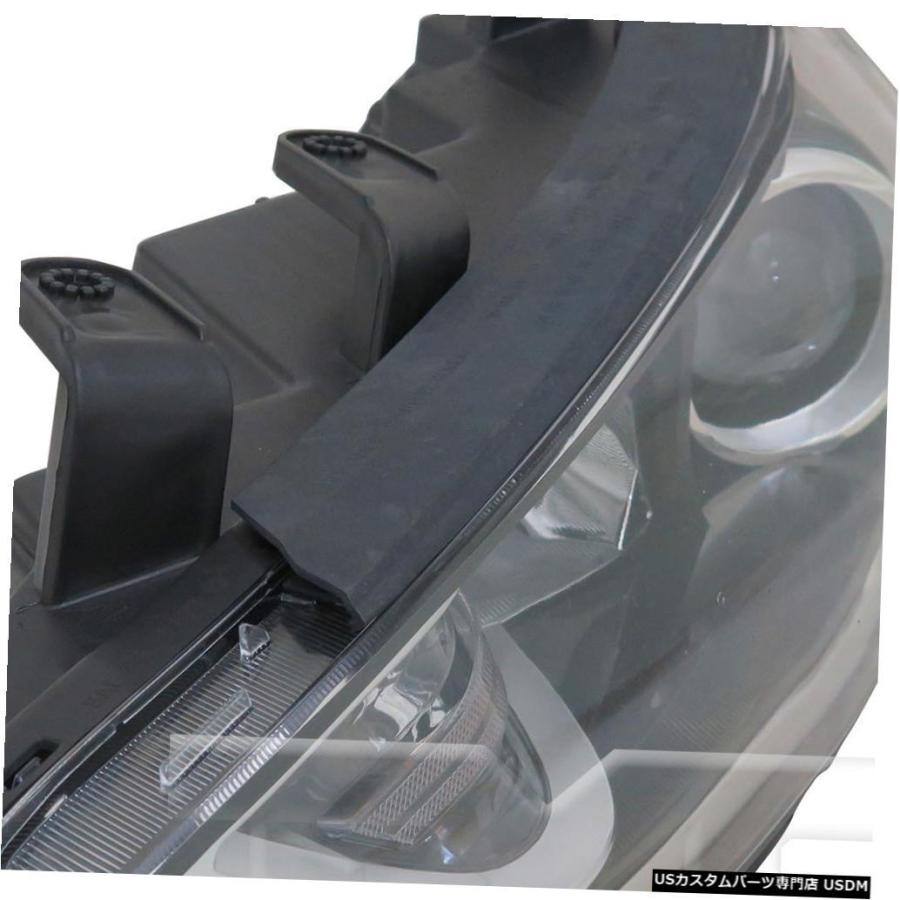 ヘッドライト 17-18ヒュンダイエラントラハロゲン（PLヘッドライトランプなし）右側に適合  Fits 17-18 Hyundai Elantraの画像