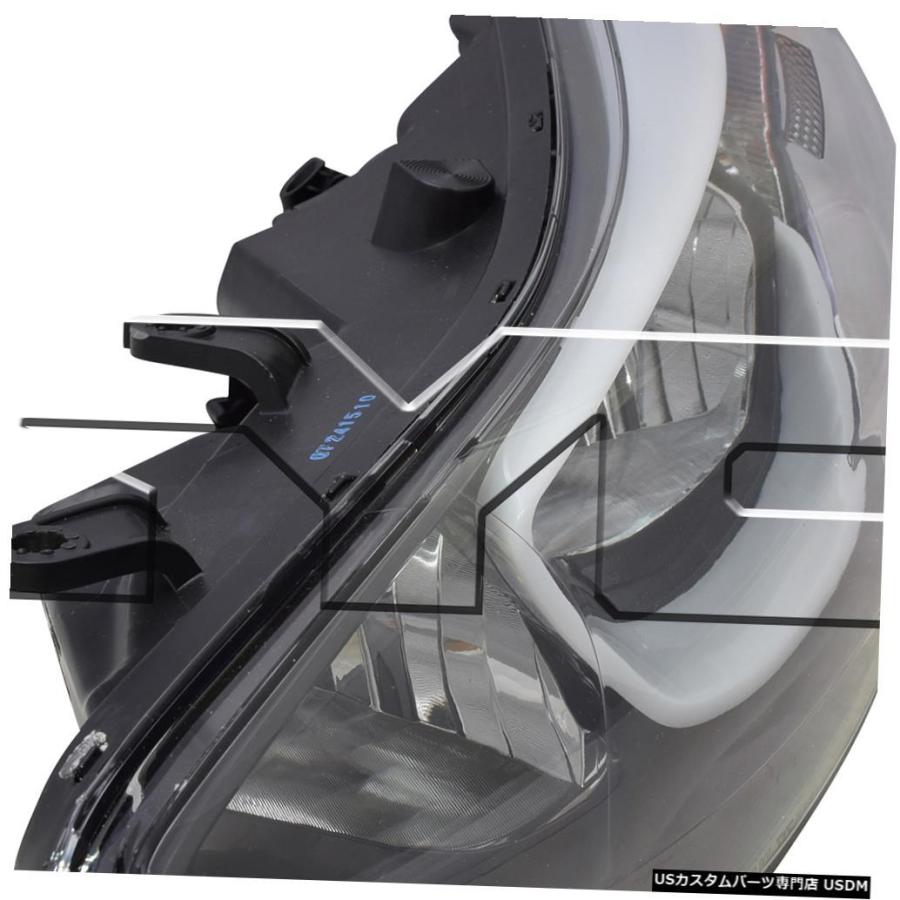 ヘッドライト 14-16ヒュンダイエラントラSE米国適合、DRLヘッドライトドライバー左側なし  Fits 14-16 Hyundai Elantraの画像