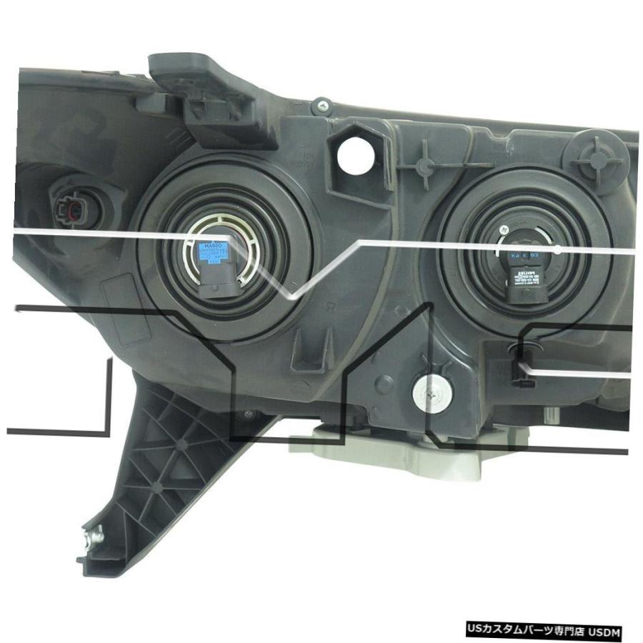 ヘッドライト 13-16日産パスファインダーハロゲン左ドライバーヘッドライトヘッドランプNSFに適合  Fits 13-16 Nissan Pathfの画像