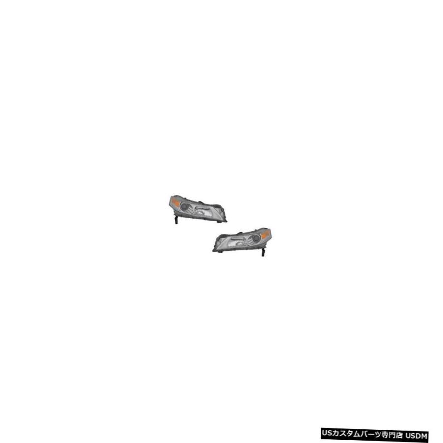 前照灯  2009-2011 Acura TL Driver \u0026 Passenger HID Headlights Lamps Asse 自動車-その他ライト