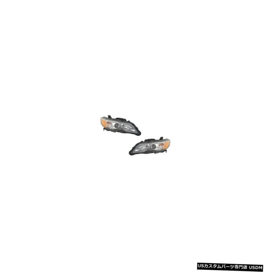 ヘッドライト  2013-2015 Acura RDX Driver \u0026 Passenger Side Headlights Lamps As