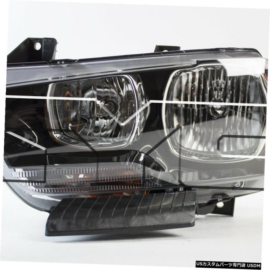 ヘッドライト 11-14ダッジチャージャーハロゲン左ドライバー