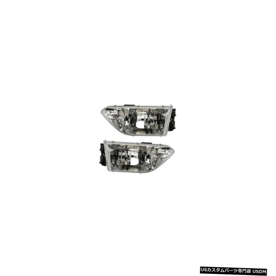 ヘッドライト  Fits 2001-2002 Nissan Quest Driver \u0026 Passenger Side Headlights