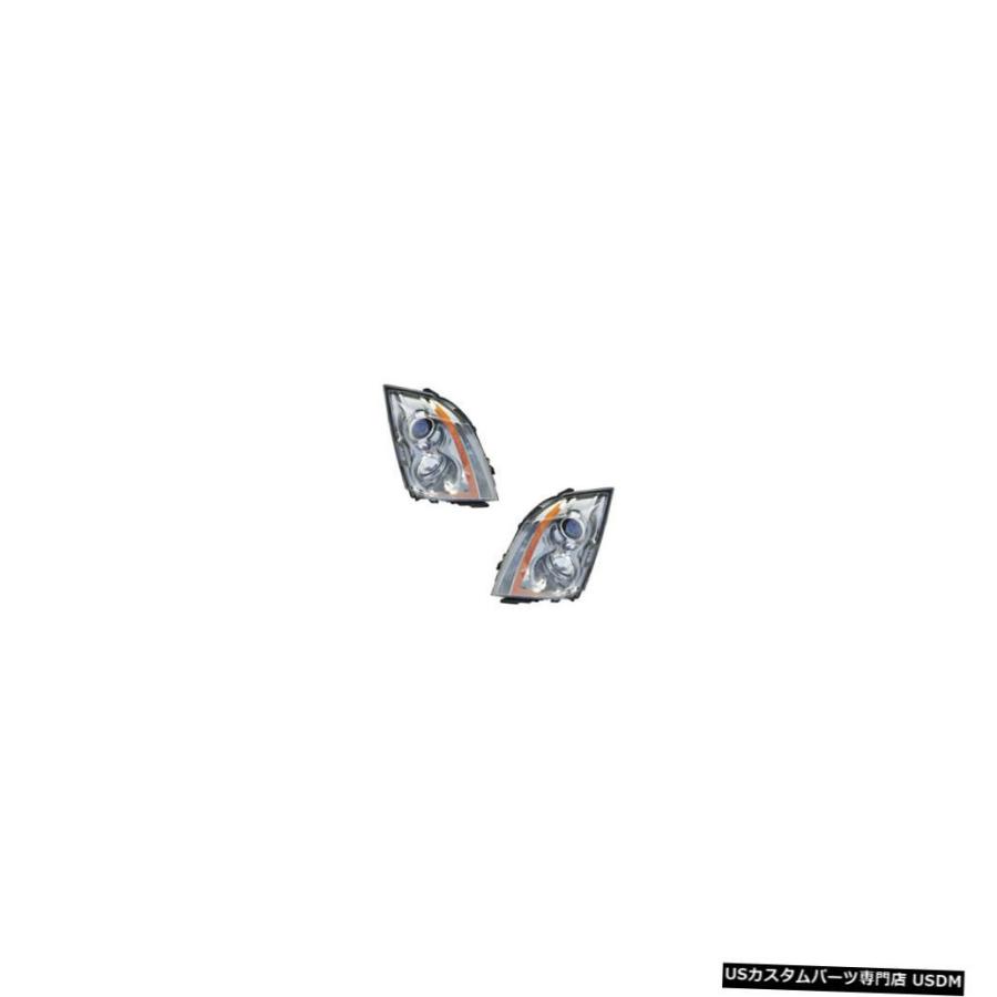 ヘッドライト  08-13 Cadillac CTS Sedan/11-15 Coupe Driver \u0026 Passenger Side He