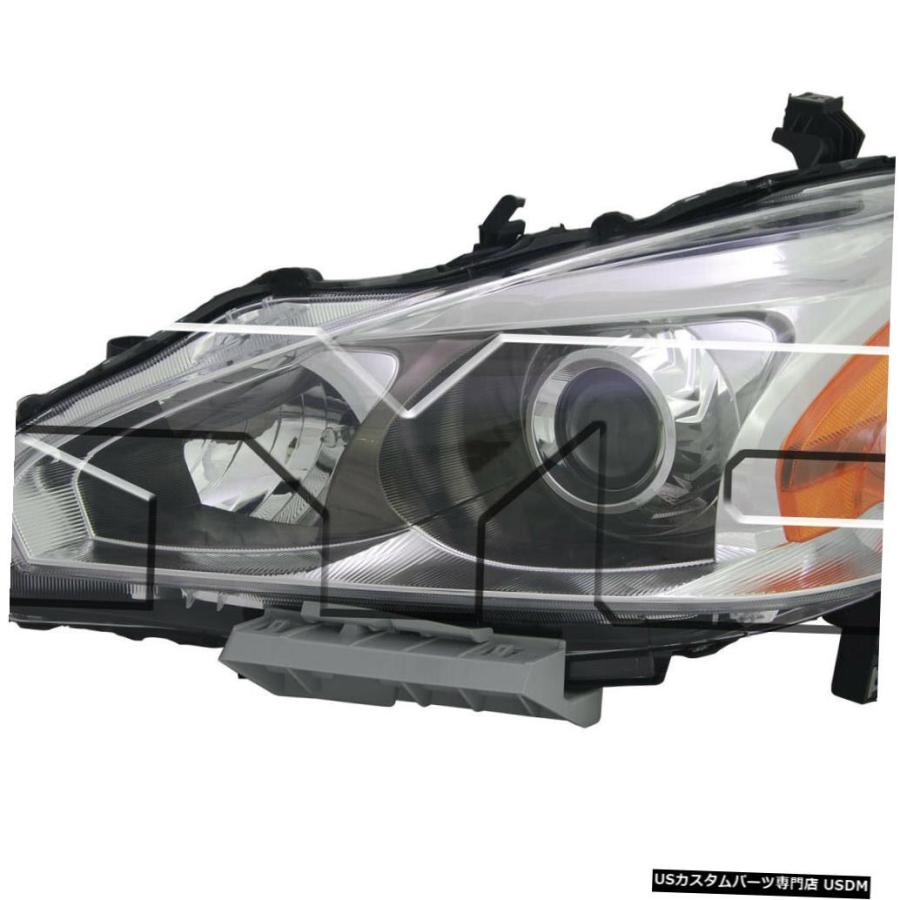 ヘッドライト 13-15日産アルティマセダンハロゲンドライバーヘッドライトに適合  Fits 13-15 Nissan Altima Sedan Ha