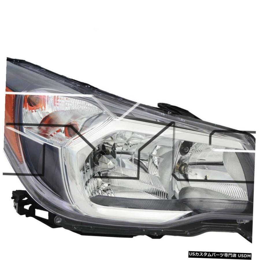 ヘッドライト 14-16スバルフォレスターハロゲン2.0Lグレーベゼル