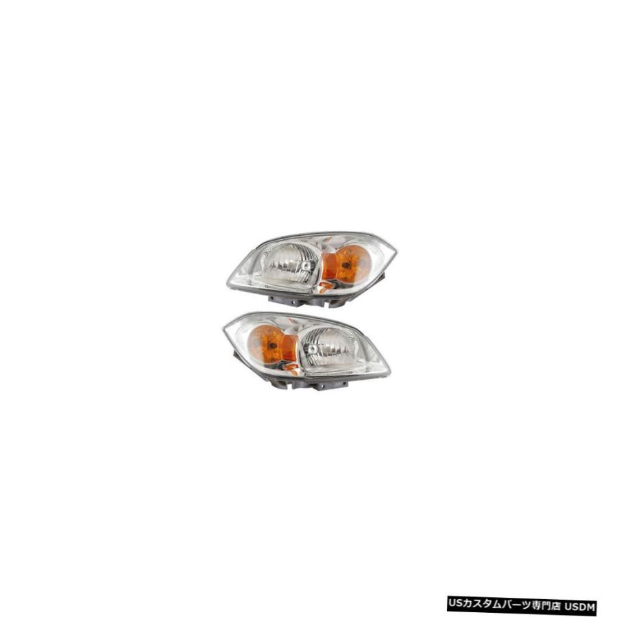 ヘッドライト  05-08 Chevrolet Cobalt w/Bracket Cap Driver \u0026 Passenger Side He