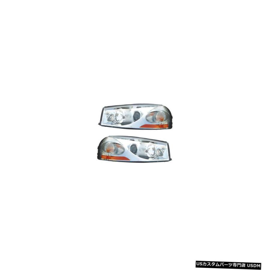 ヘッドライト  03-05 Saturn L Series Sedan/Wagon Driver \u0026 Passenger Headlights