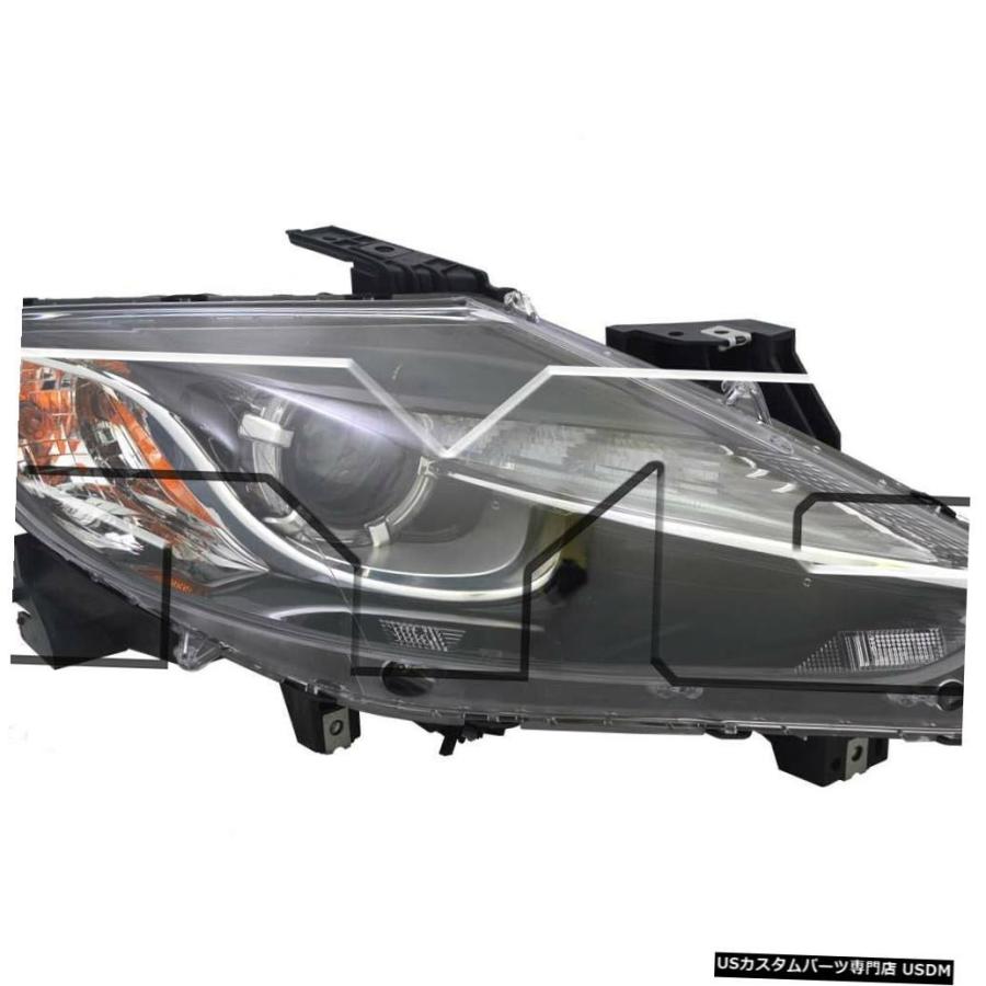 ヘッドライト 13-15マツダCX-9 HID助手席ヘッドライト 13-15 Mazda CX-9 HID Passenger Headlight