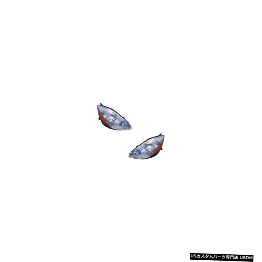 ヘッドライト  06-10 Toyota Sienna Driver \u0026 Passenger Side (Non-HID) Headlight