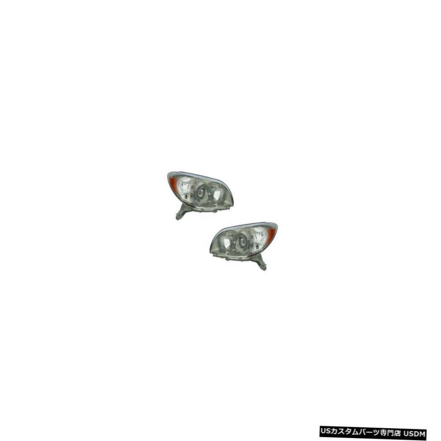 ヘッドライト  06-09 Toyota 4Runner Sport Driver \u0026 Passenger Side Headlights L