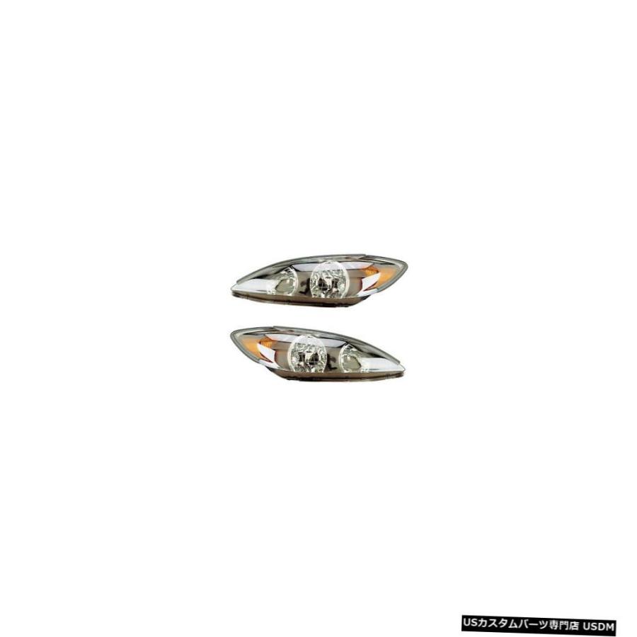 ヘッドライト  2002-2004 Toyota Camry SE Driver \u0026 Passenger Headlights Lamps A