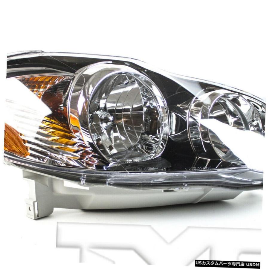 ヘッドライト 05-08トヨタカローラS / XRS右助手席ヘッドライトヘッドランプCAPA  05-08 Toyota Corolla S/XRS