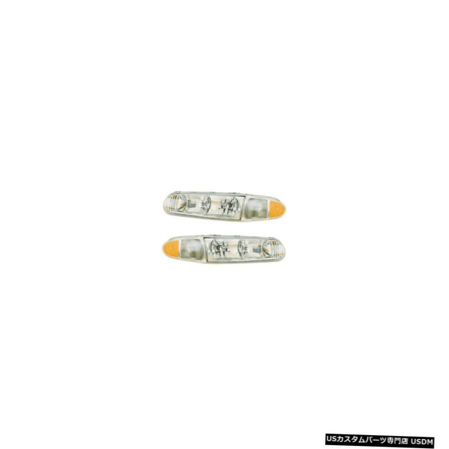 ヘッドライト  1997-2005 Buick Century Driver \u0026 Passenger Headlights Lamps Ass