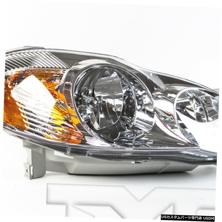 ヘッドライト 03-04トヨタカローラCE / LE右助手席ヘッドライトヘッドランプCAPA  03-04 Toyota Corolla CE/LE