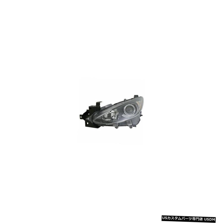 ヘッドライト 2014-2016マツダマツダ3ドライバー左側ハロゲンヘッドライトランプアセンブリ  2014-2016 Mazda Mazda 3 D