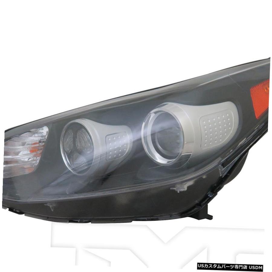 ヘッドライト 17-19 Kia Sportage FWDハロゲンw / LED DRLに適合左ドライバーヘッドライトNSF  Fits 17-19
