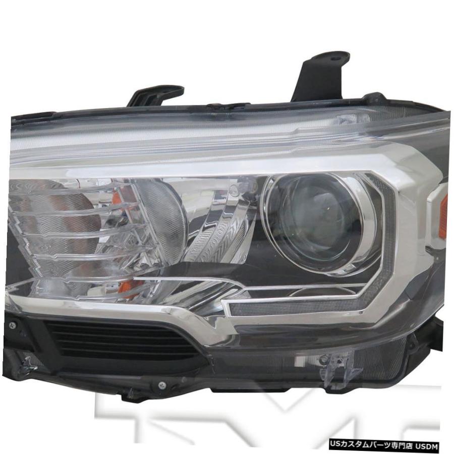 ヘッドライト 16-19トヨタタコマハロゲンw / o DRLヘッドライトドライバー左側  16-19 Toyota Tacoma Halogen w