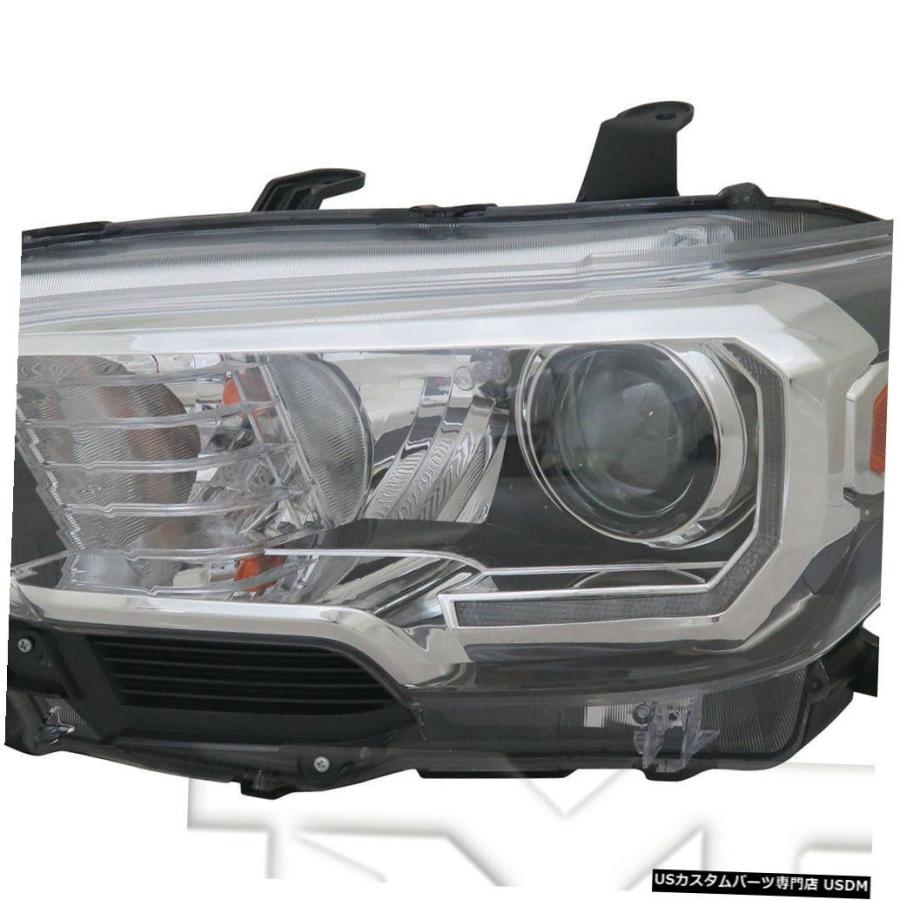 ヘッドライト 16-18 Toyota Tacoma Limited Halogen w / LED DRL Left Driver Headligh