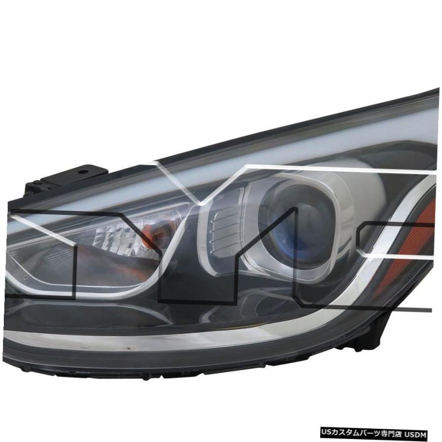 ヘッドライト 14?15ヒュンダイツーソンヘッドライトアセンブリフロントランプドライバー左側に適合  Fits 14-15 Hyundai Tucso