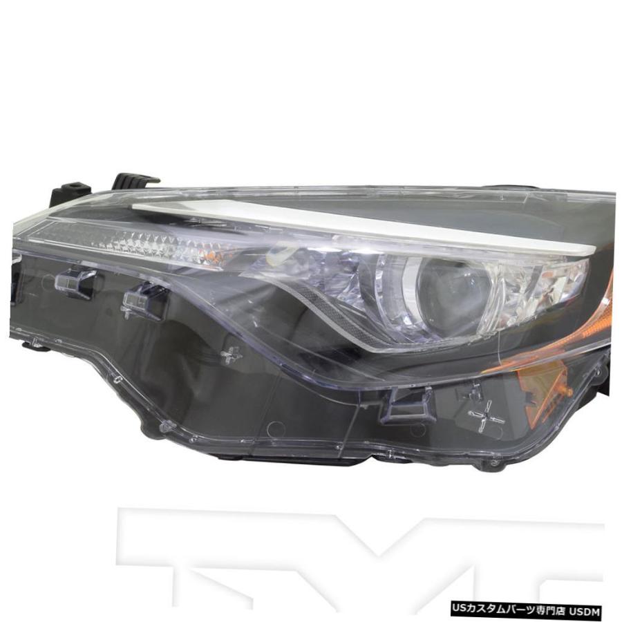 ヘッドライト 17-18トヨタカローラL / LE / LEエコw / LED DRL左ドライバーヘッドライトCAPA 17-18 Toyota C