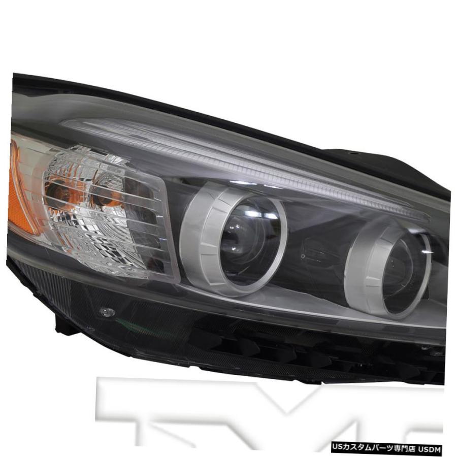 ヘッドライト 16?18のKia Sorentoハロゲンヘッドライトランプ（ライトバー付き）  Fits 16-18 Kia Sorento Halo