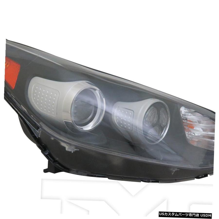ヘッドライト 17?19のKia Sportage FWDハロゲン（LED DRL付き）右側の助手席ヘッドライトNSFに適合  Fits 17-19