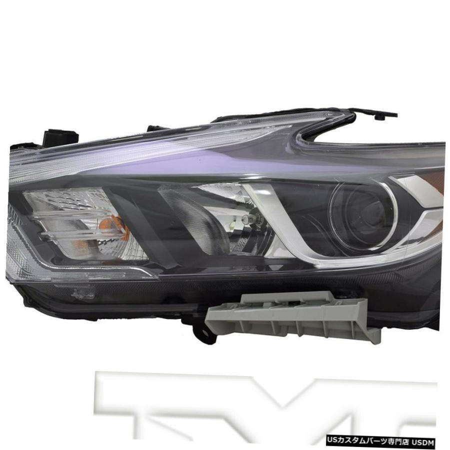 ヘッドライト 16-18日産マキシマハロゲン（ロゴなし）に適合左ドライバーヘッドライトCAPA  Fits 16-18 Nissan Maxima H
