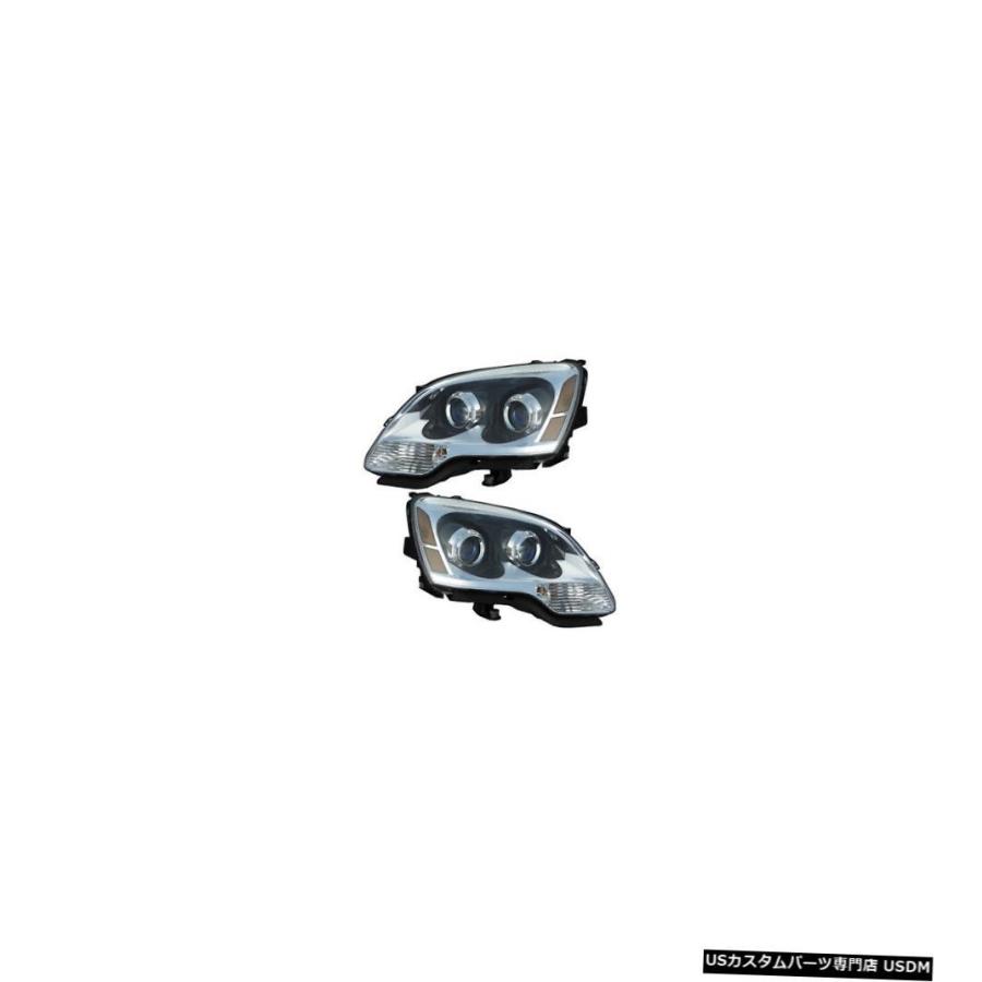 ヘッドライト  2007-2008 GMC Acadia Driver \u0026 Passenger Side Halogen Headlights
