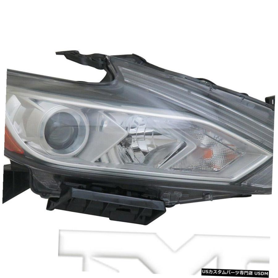 前照灯 16-18日産Altima 2.5 Non-SRハロゲンクロームパッセンジャーヘッドライトCAPAに其れ相応  Fits 16-18 Nis ライト、レンズ-その他ライト-自動車