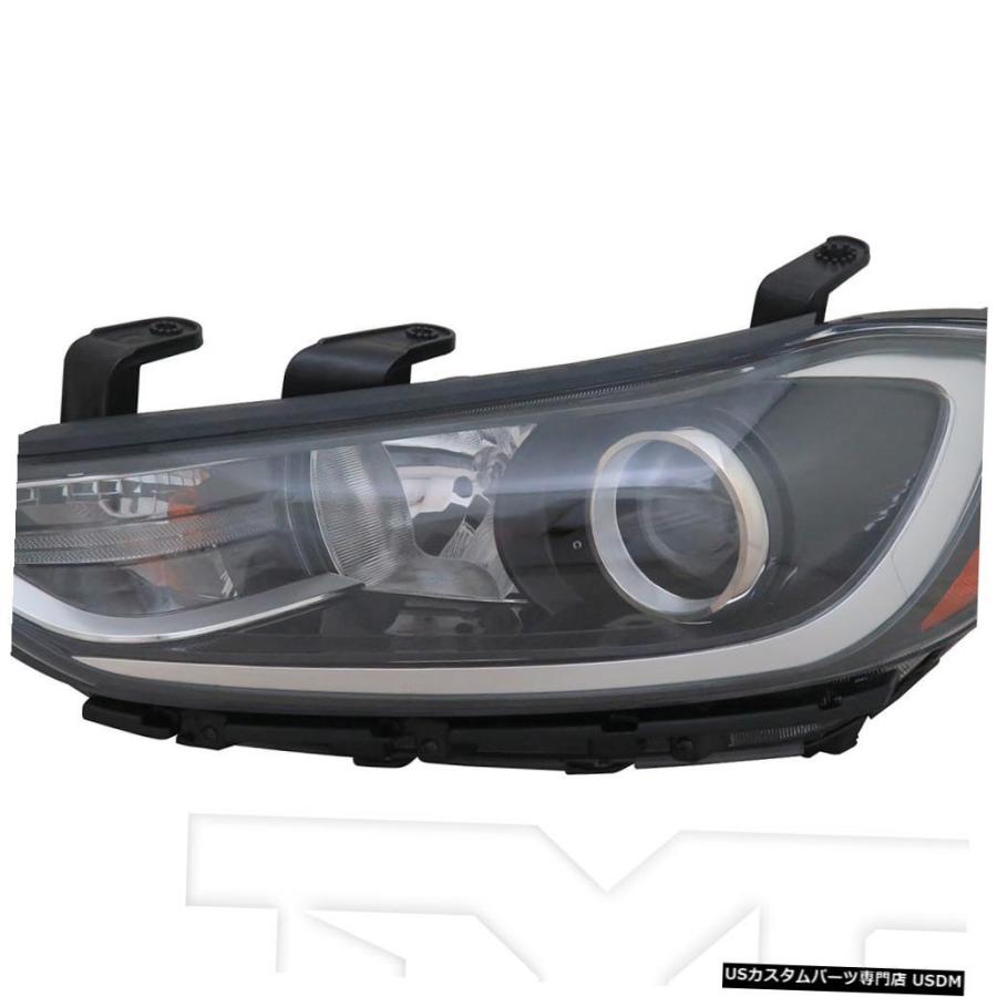 ヘッドライト 17-18ヒュンダイエラントラハロゲンw / PLヘッドライトランプドライバー左側に適合  Fits 17-18 Hyundai Ela