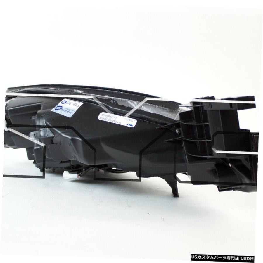 ヘッドライト 09-10マツダ6ハロゲン左ドライバーヘッドライトヘッドランプNSFに適合  Fits 09-10 Mazda 6 Halogen Leの画像