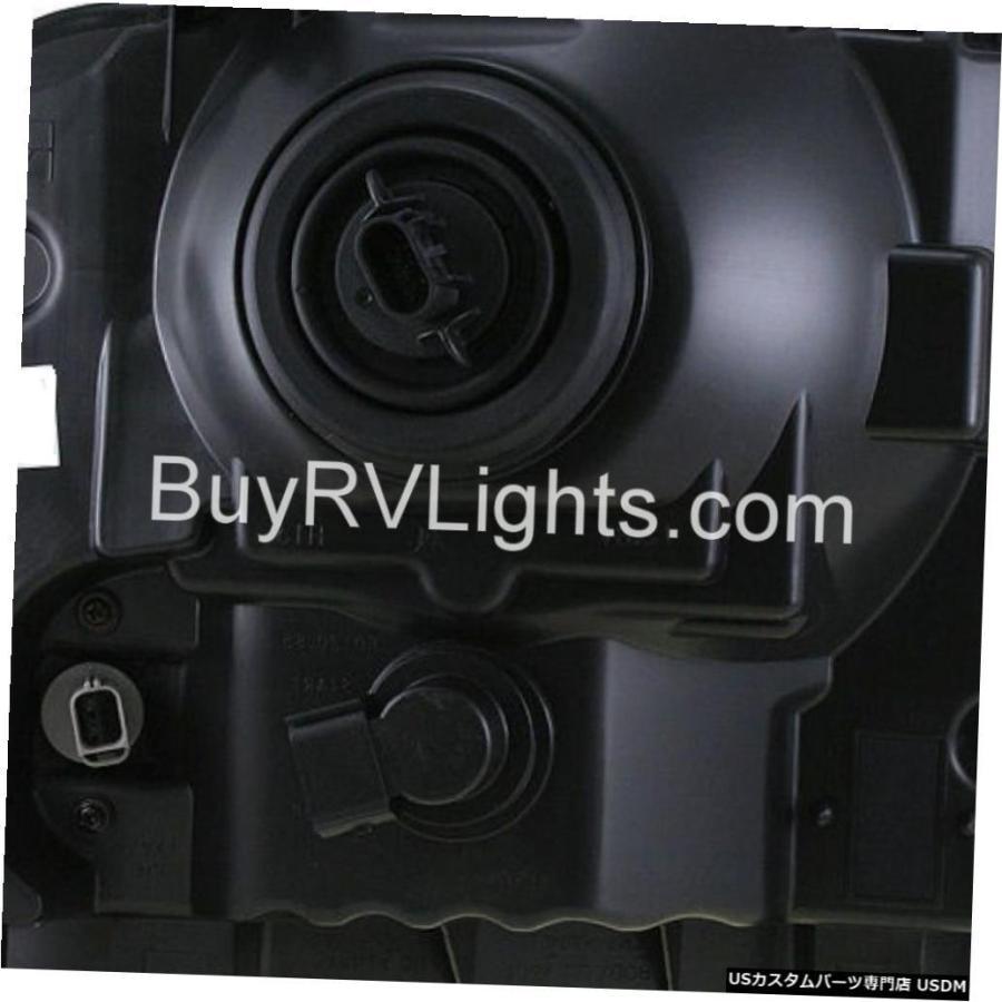 Headlight MONACO DYNASTY 2009 2010 2011ブラックヘッドライトヘッドライトフロントランプペアRV  MONACOの画像