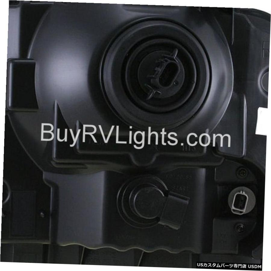 Headlight MONACO DYNASTY 2009 2010 2011ブラックヘッドライトヘッドライトフロントランプペアRV  MONACOの画像