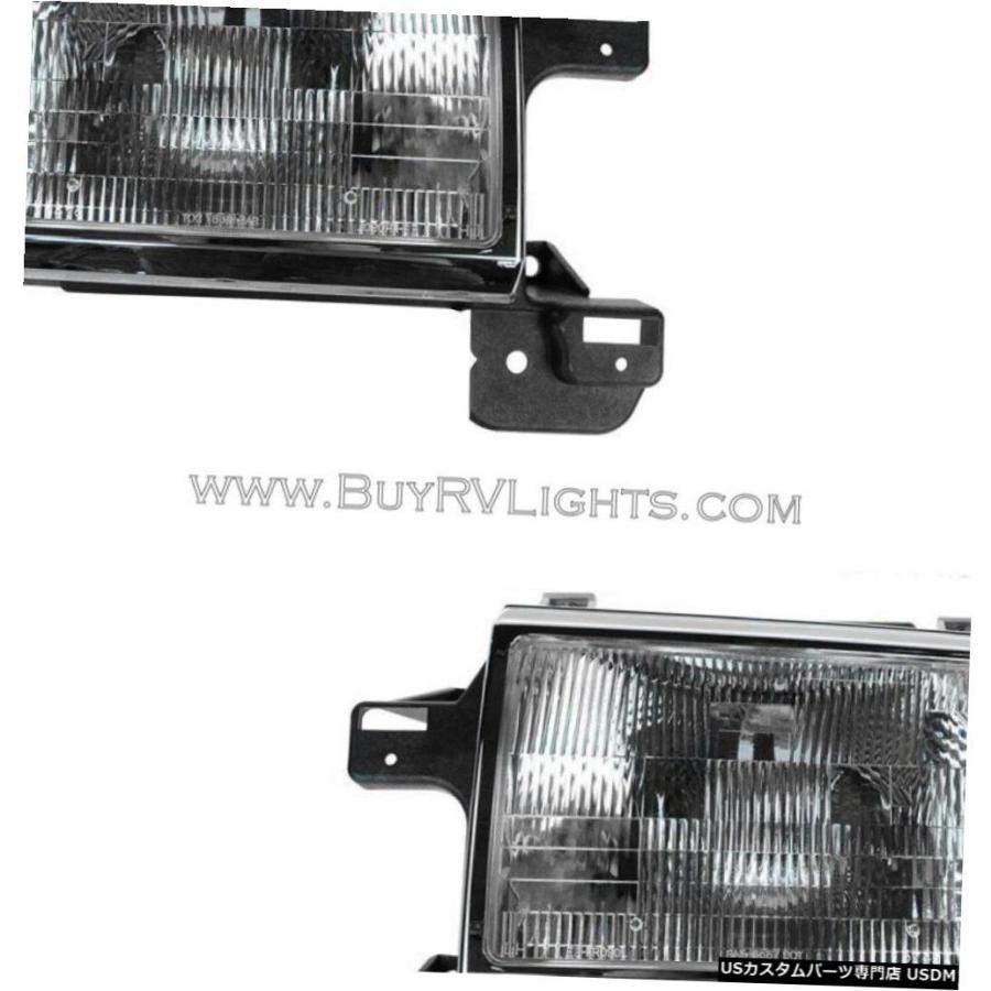 Headlight MONACO DYNASTY 1997 1998 1999 OUTER PAIR HEADLIGHTS HEAD LIGHTS F