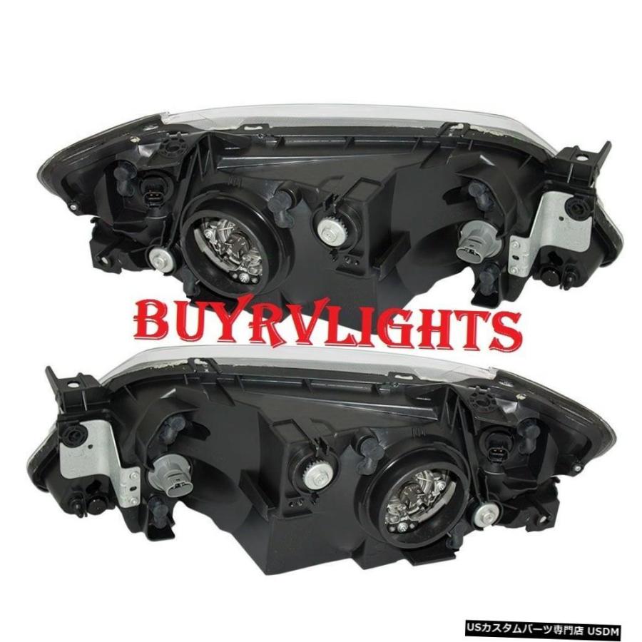 Headlight COACHMEN MIRADA 2008 2009ブラックヘッドライトヘッドライトフロントランプペアRV  COACHMEN MIの画像