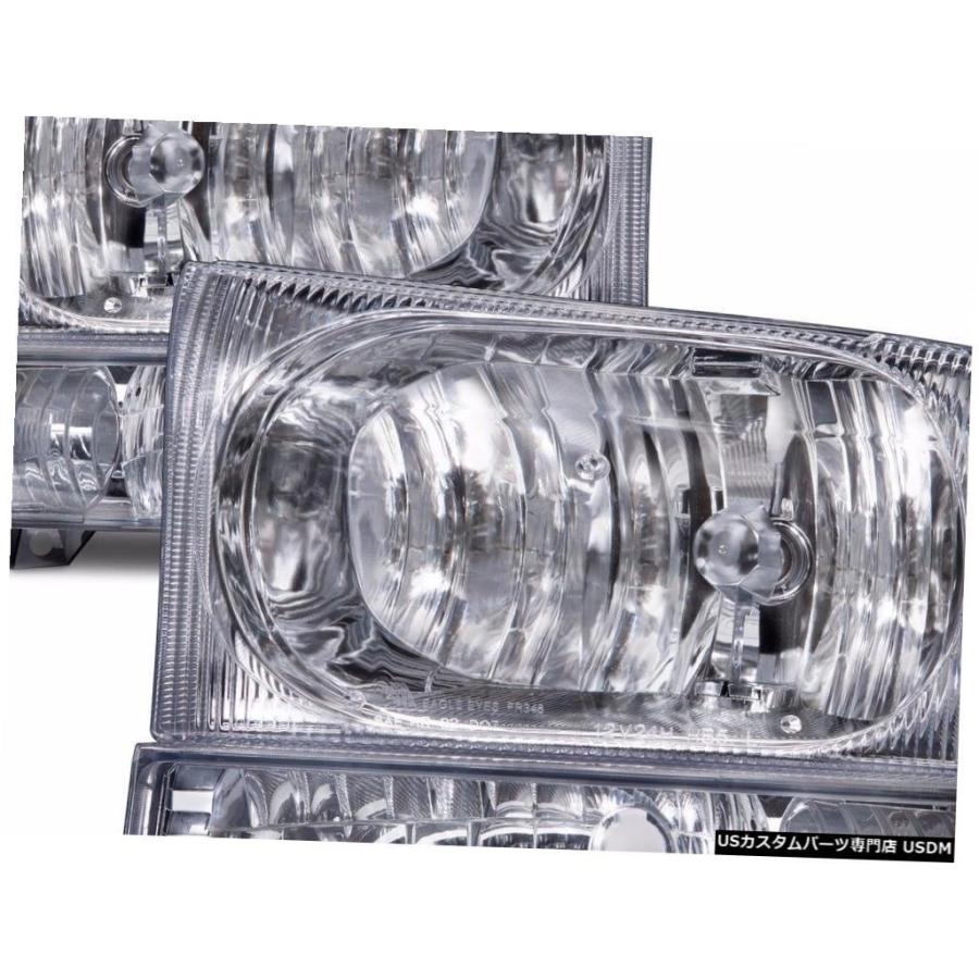 Headlight フリートウッドディスカバリー2005 2006ペアクリアヘッドライトヘッドランプ信号灯RV  FLEETWOOD DISCOVER