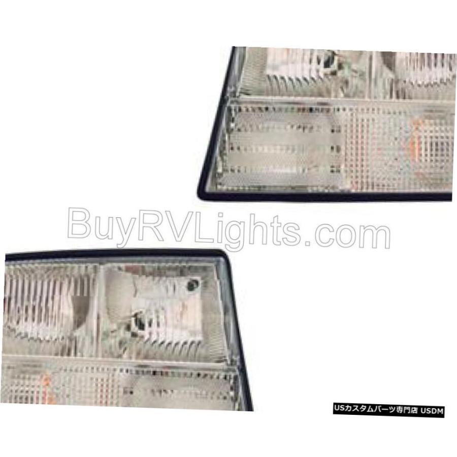 Headlight GEORGIE BOY PURSUIT 2001 2002ペアヘッドライトフロントランプヘッドライトRV  GEORGIE BOY