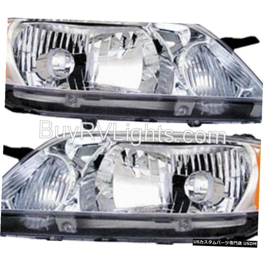 Headlight COACHMEN MIRADA 2008 2009ペアセットヘッドライトヘッドライトフロントランプRV  COACHMEN MIR