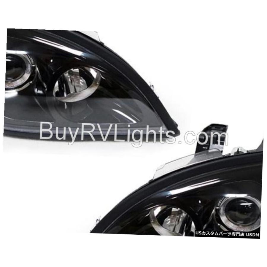 Headlight NEWMAR ESSEX 2004 2005 2006ブラックヘッドライトフロントランプヘッドライトRV  NEWMAR ESSE